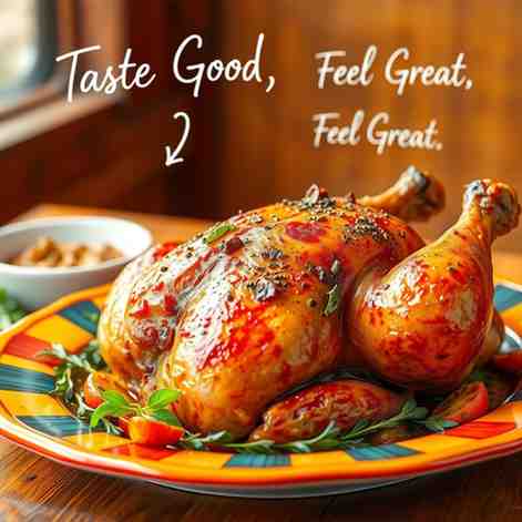 Healthy Congolese Roast Chicken - Taste Good, Feel Great